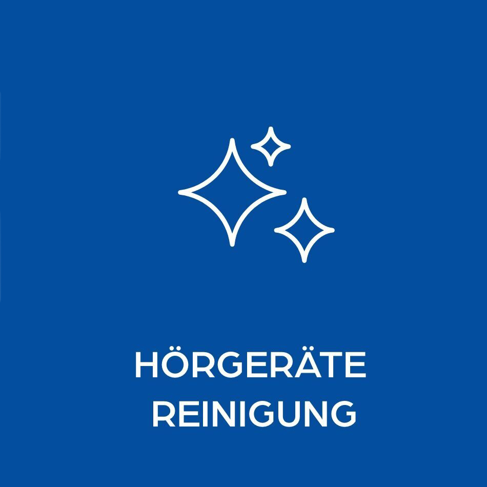 Leistung Hörgeräte Reinigung
